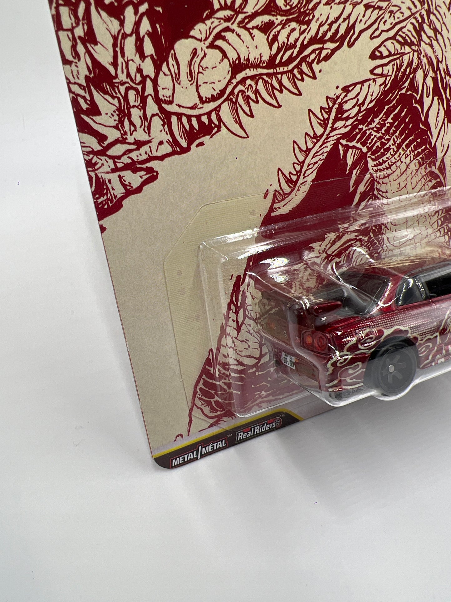 2025 Hot Wheels Premium Pop Culture Godzilla Nissan Skyline GT-R BNR34 W/Protector
