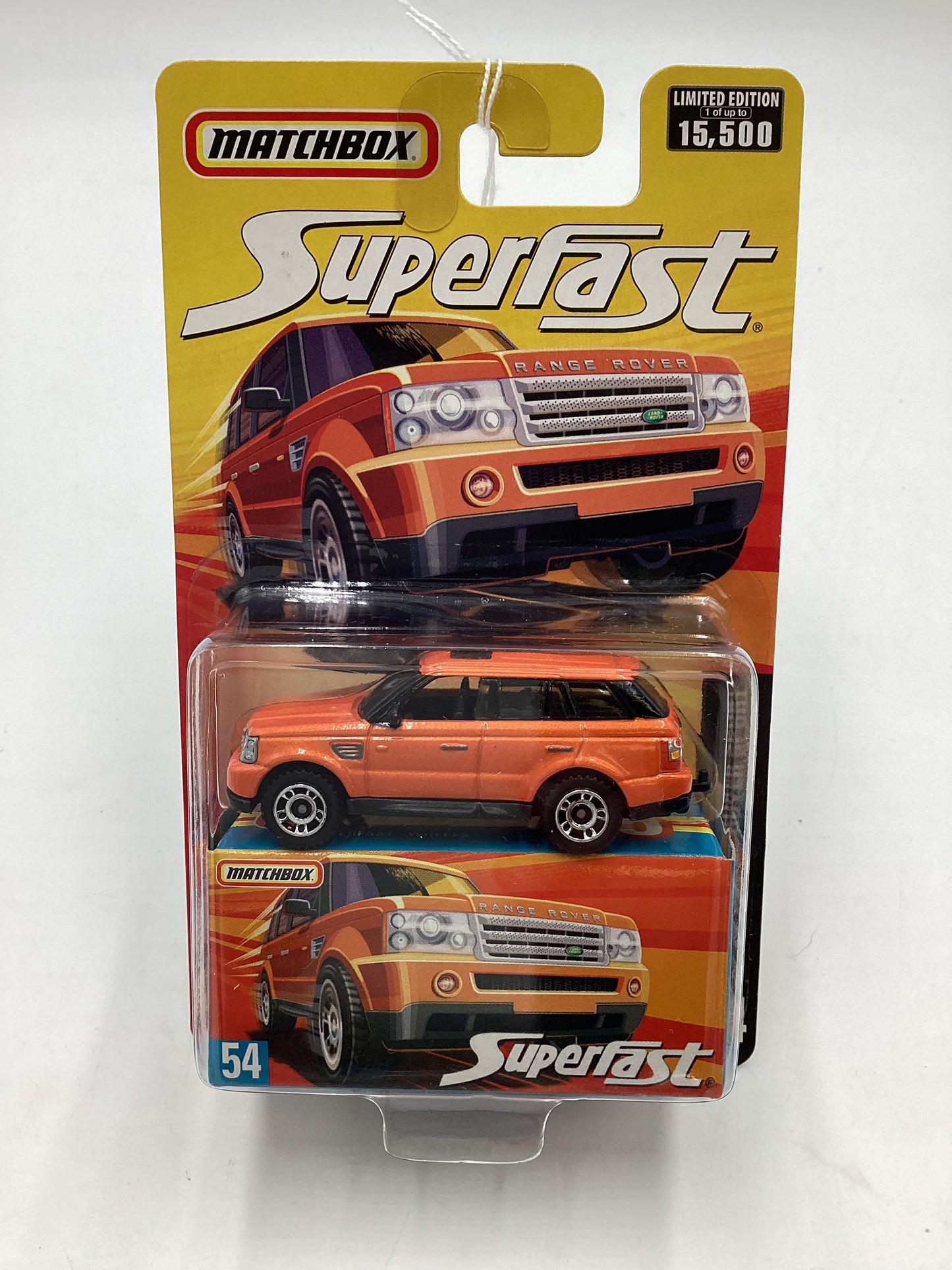 Matchbox 2006 Superfast #54 Range Rover Sport *Vein on back of card*