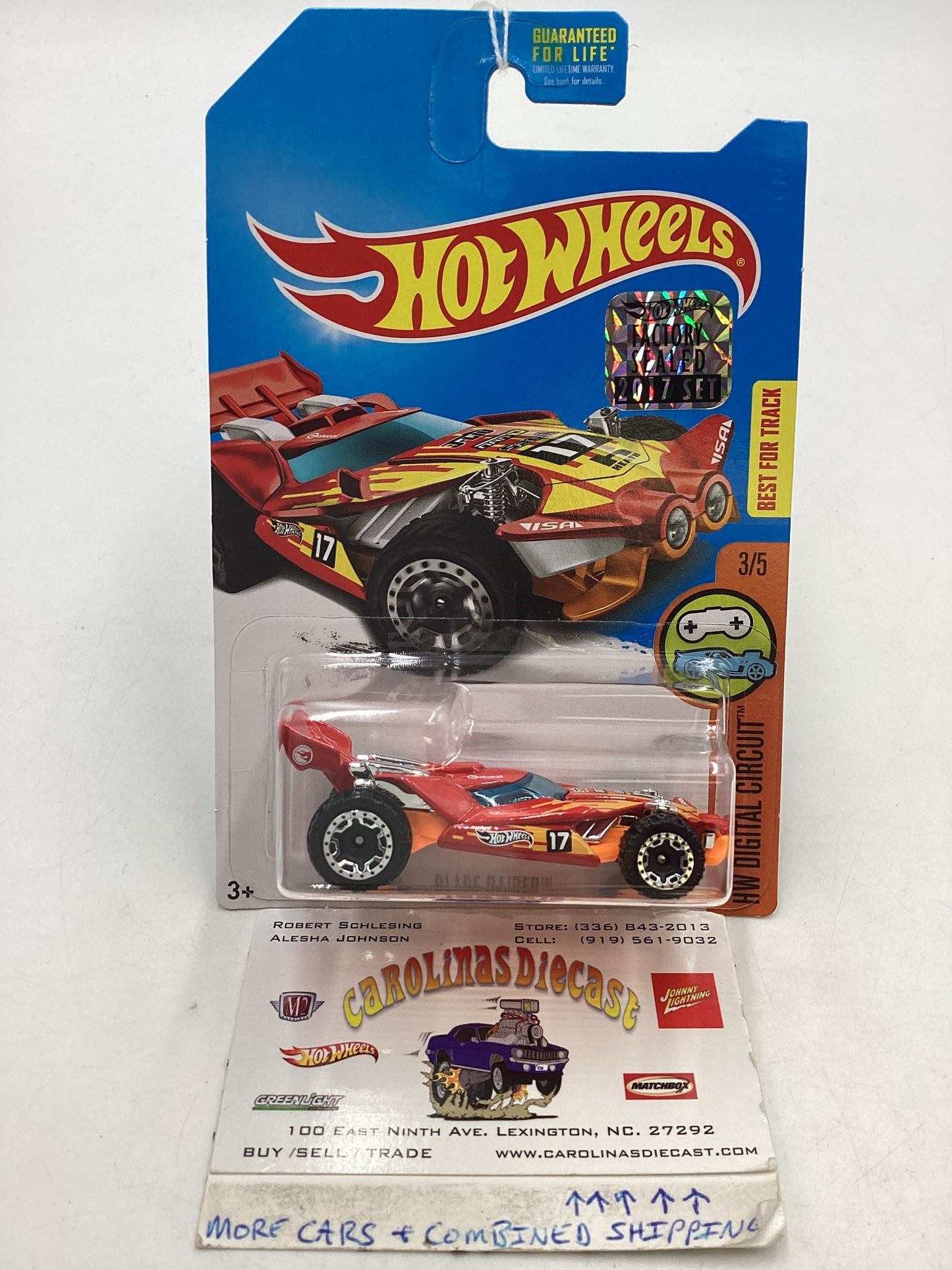 2017 Hot Wheels Treasure Hunt Factory Sealed Blade Raider Red 276i