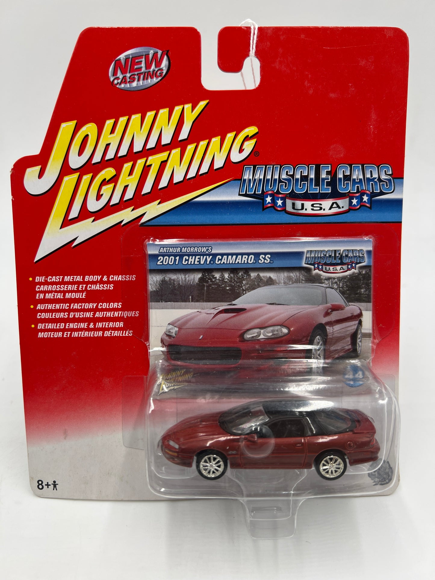 Johnny Lightning Muscle Cars USA #44 2001 Chevy Camaro SS Red 220A