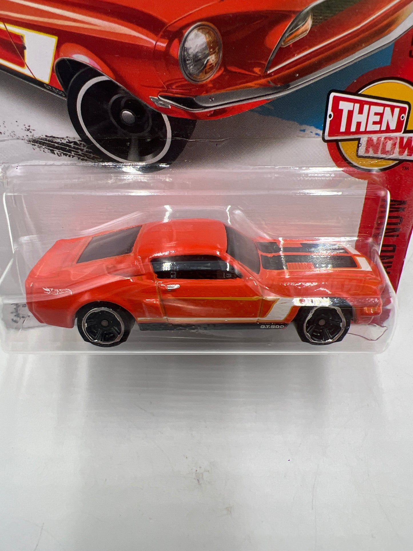 2016 Hot Wheels Then and Now #105 68 Shelby GT500 Orange 30G