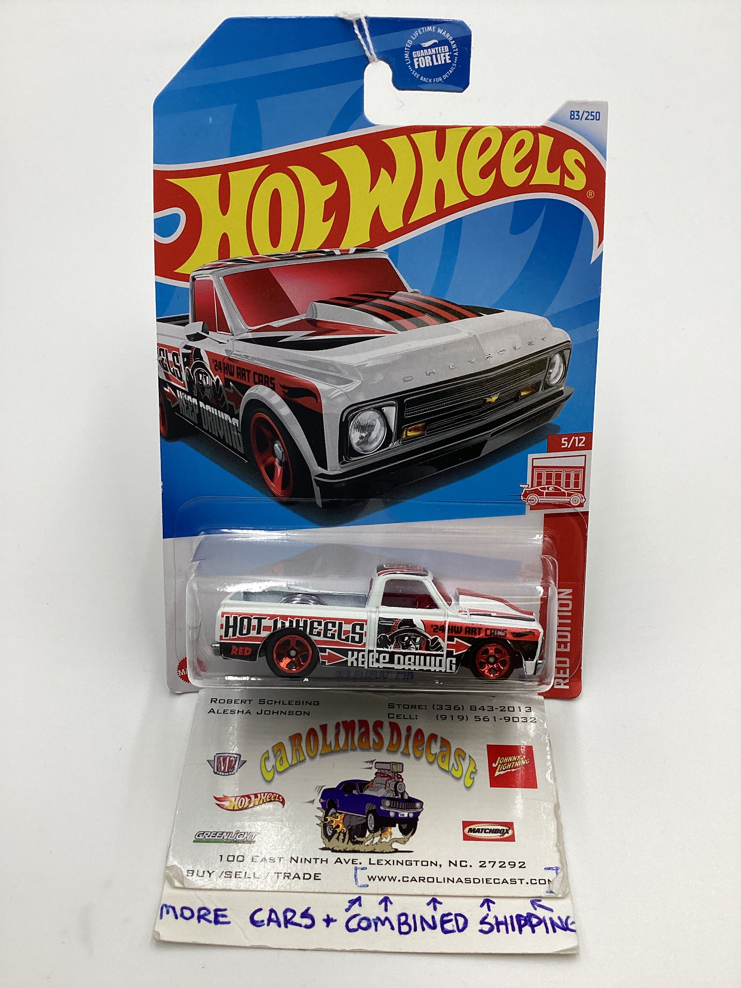 2024 Hot Wheels #83 67 Chevy C10 Red Edition 146C – carolinasdiecast