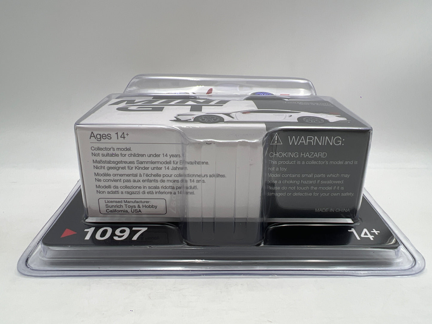 Mini GT #1097 CHASE Ford Mustang GTD Spirit Of America White
