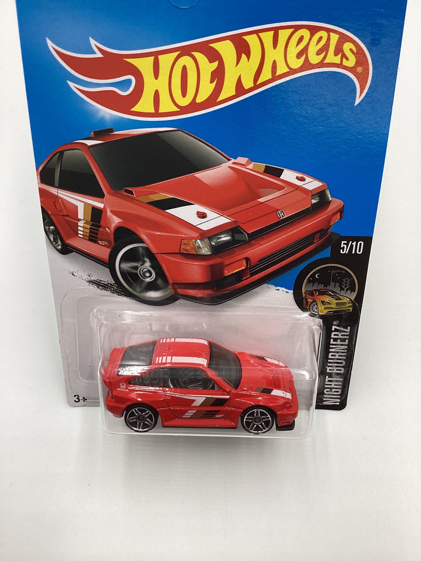 2016 Hot Wheels #82 1985 Honda CR-X Red 77G