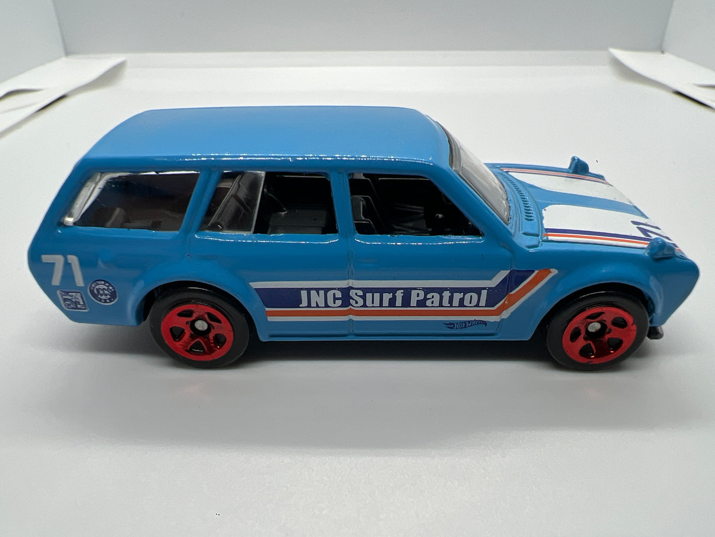 Hot Wheels 1/64 Mainline 71 Datsun 510 Wagon Blue Loose