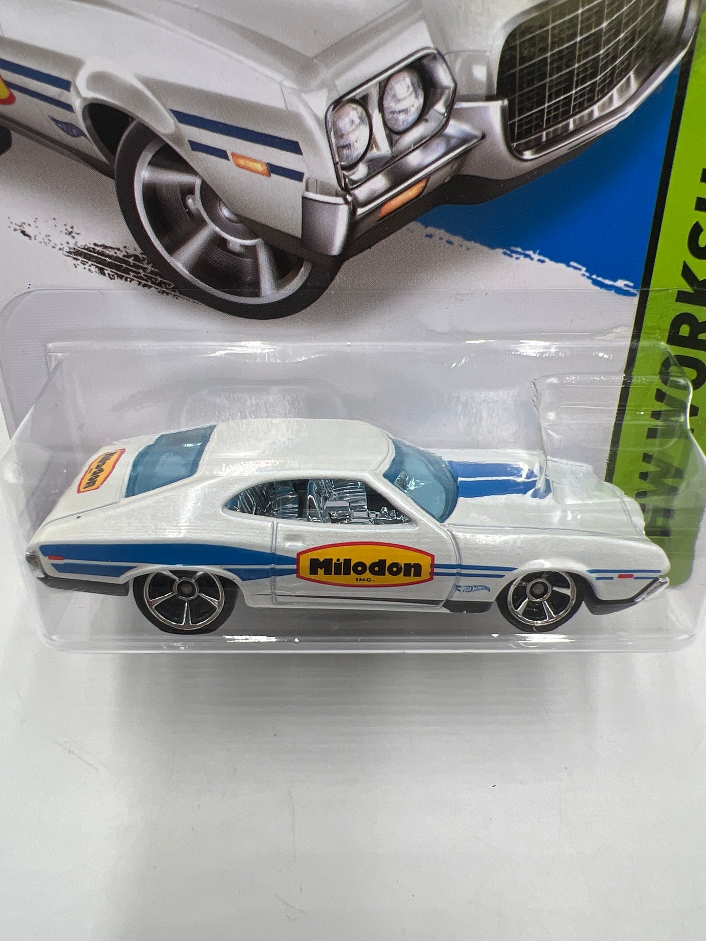 2014 Hot Wheels Workshop #248 72 Ford Gran Torino Sport White 31G