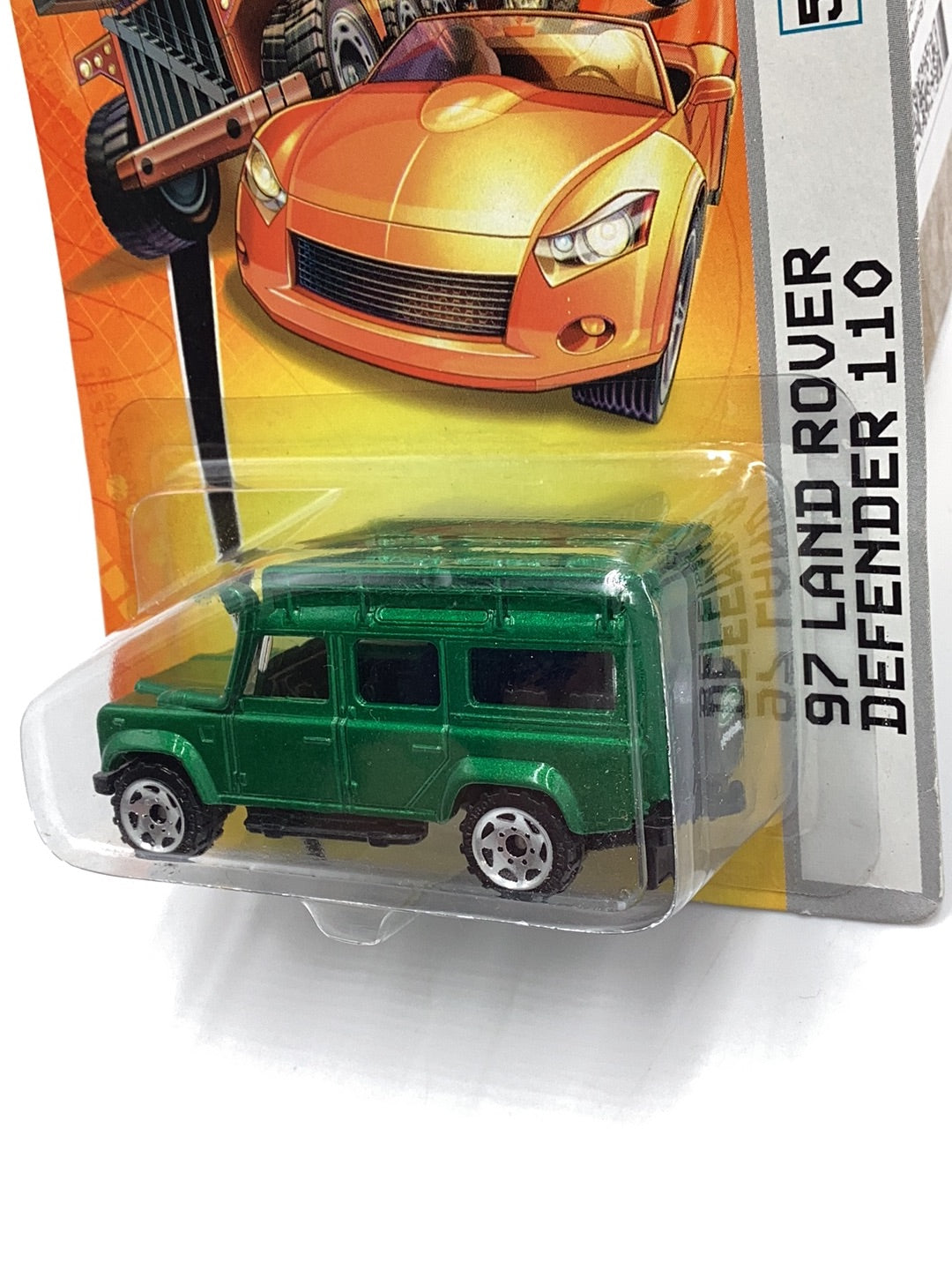 Matchbox #55 97 Land Rover Defender 110 green 214A