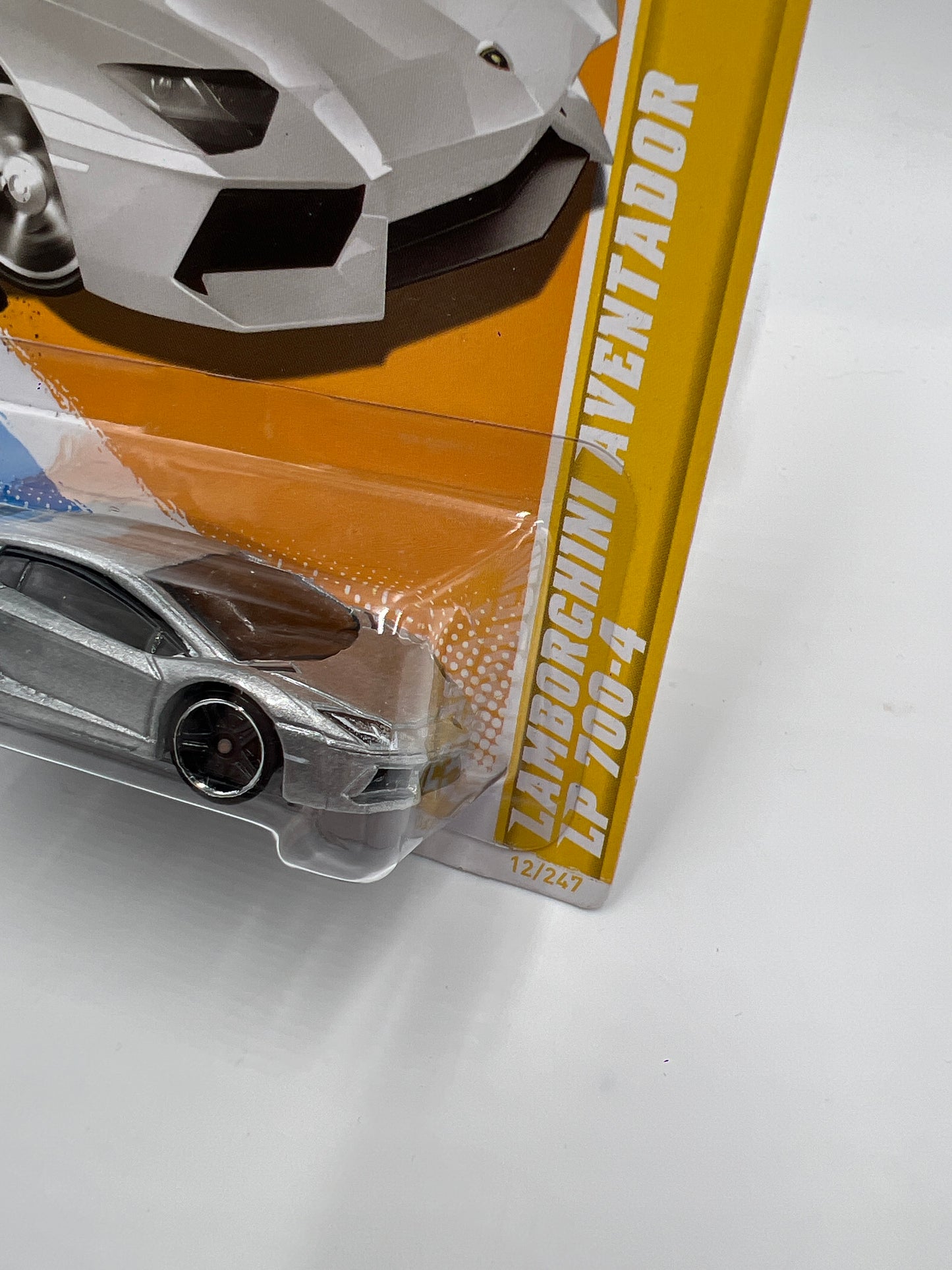 2012 Hot Wheels New Models #12 Lamborghini Aventador Silver 101B