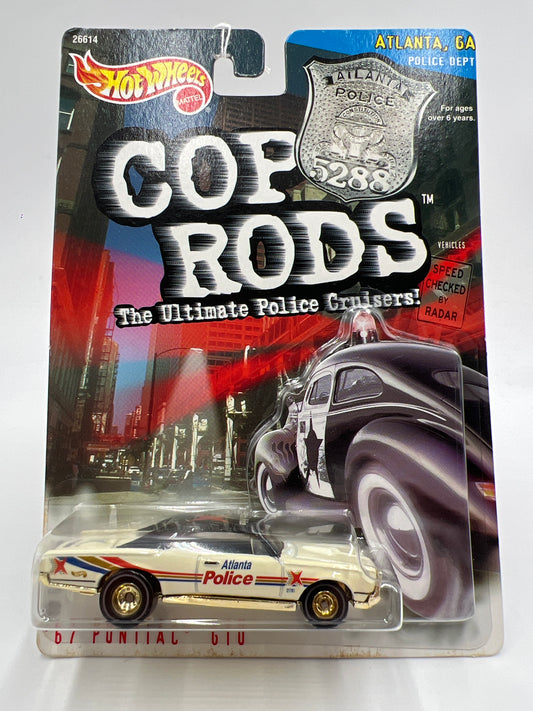 Hot Wheels Cop Rods Series 2 Atlanta GA 67 Pontiac GTO W/Real Riders SR