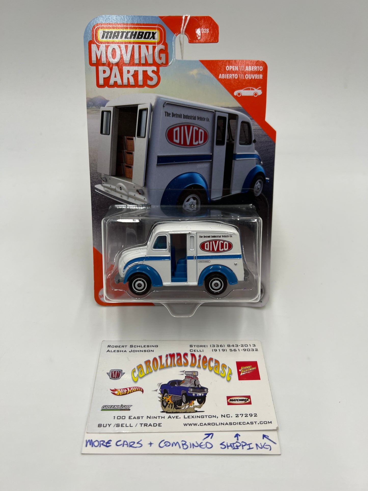 Matchbox Moving Parts Divco Milk Truck White 166J