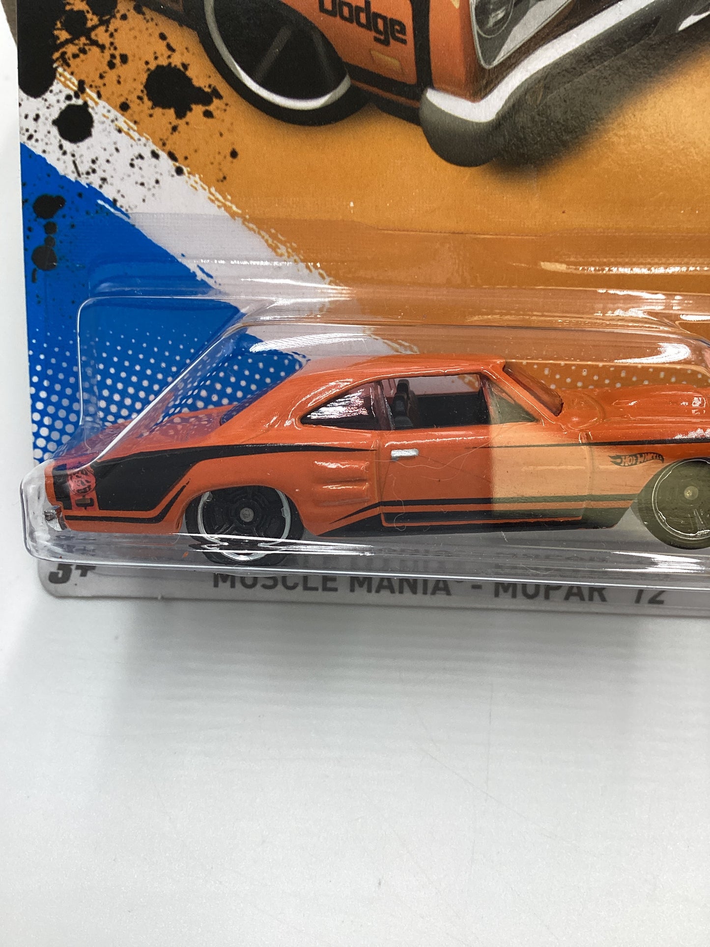 2012 Hot Wheels #84 69 Dodge Coronet Super Bee Orange Pink Window Variation SR