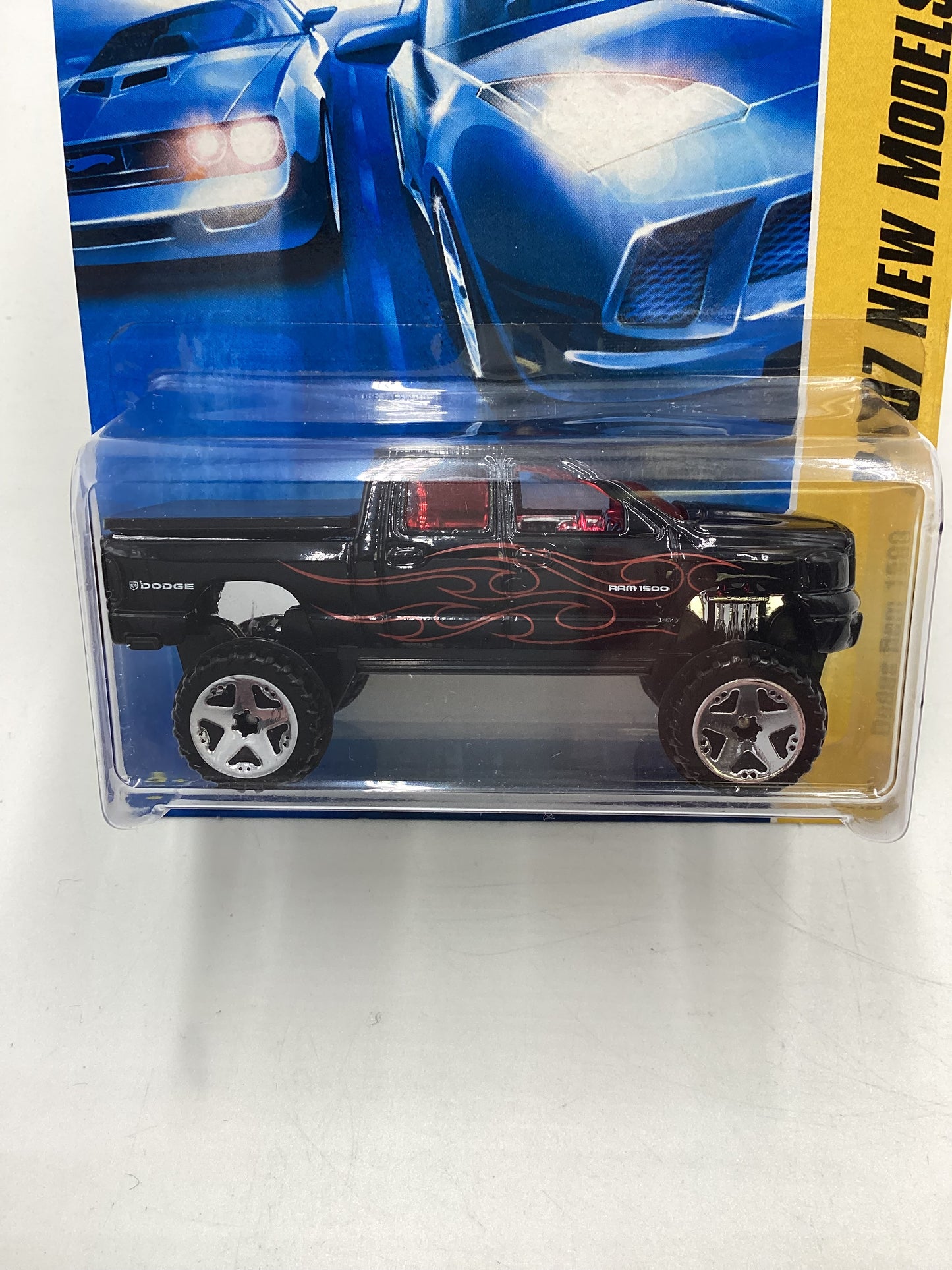 2007 Hot Wheels New Models #5 Dodge Ram 1500 Black 39B