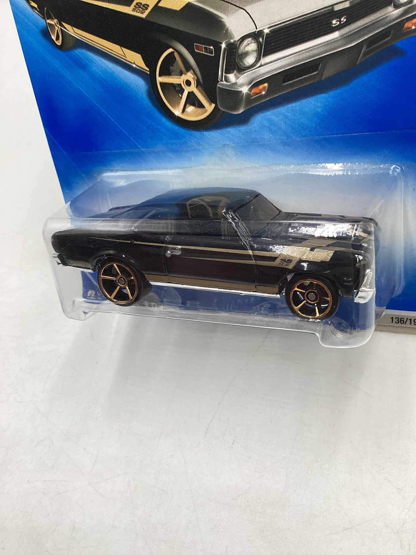 2009 Hot Wheels #136 Chevy Nova Black