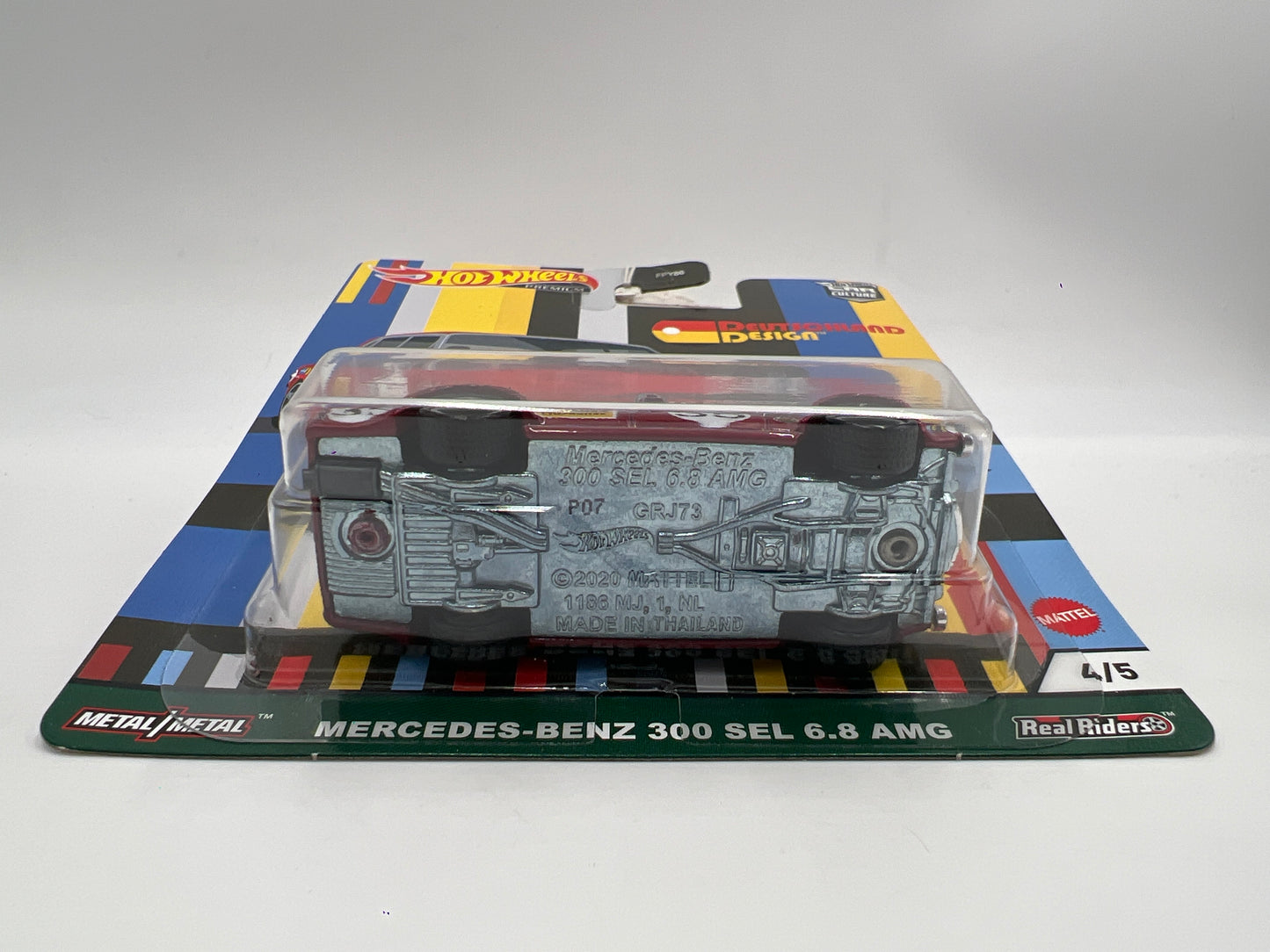 2021 Hot Wheels Car Culture Deutschland Design #4 Mercedes-Benz 300 SEL 6.8 AMG Red 257D