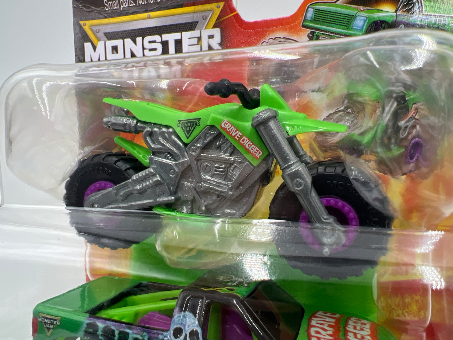 Monster Jam Walmart Exclusive 2 Pack Grave Digger W/Dirt Bike 134A