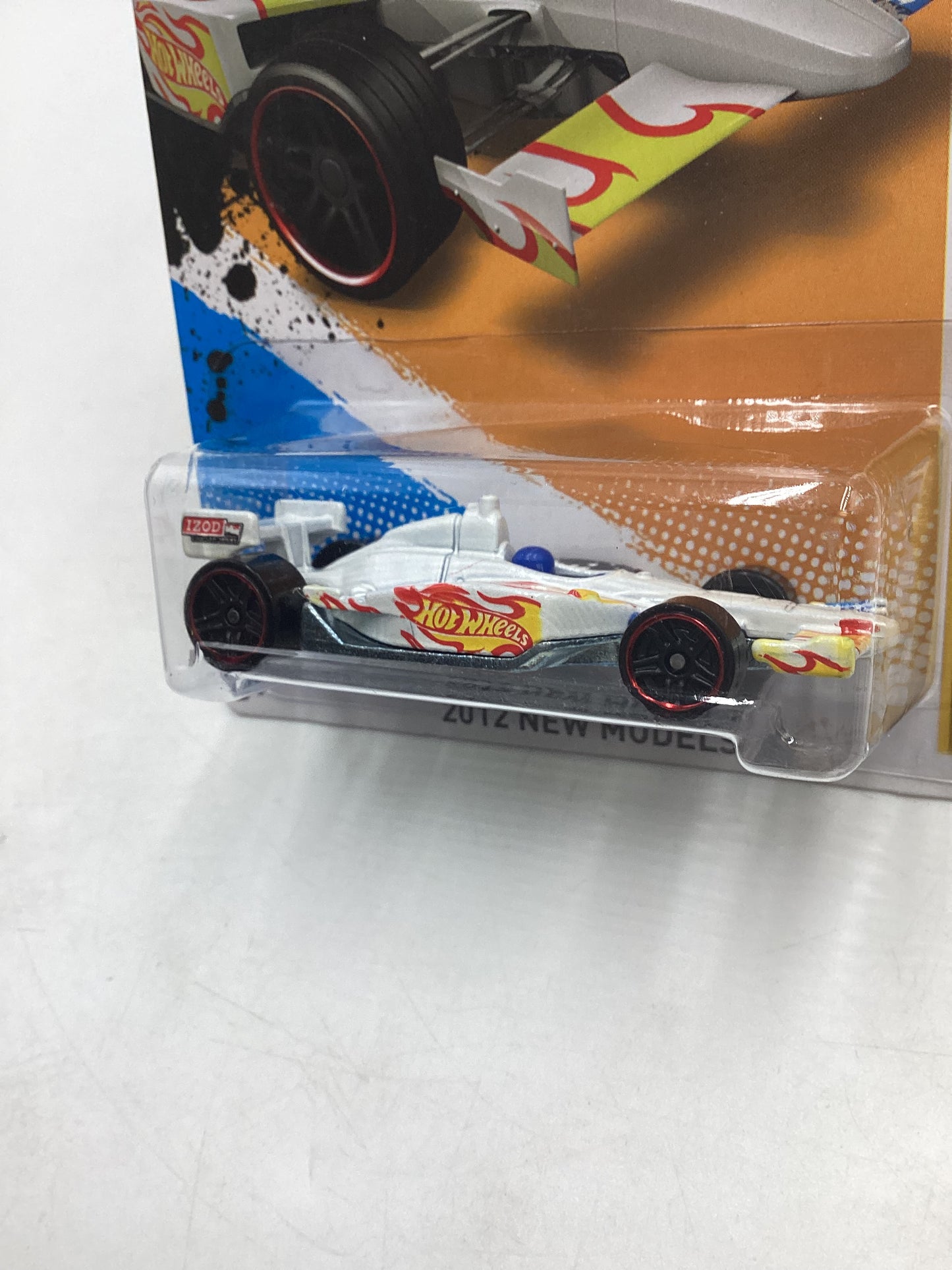 2012 Hot Wheels #42 2011 IndyCar Oval Course Race Car White 50E