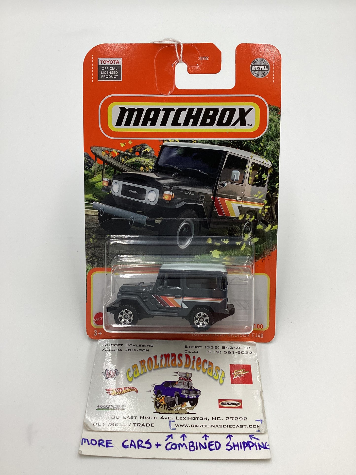 2022 Matchbox 97/100 Toyota Land Cruiser FJ40 Gray 208A