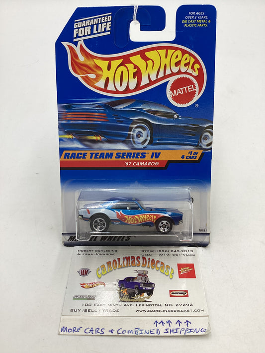 1997 Hot Wheels #725 Race Team Series IV 1/4 ‘67 Camaro 18D