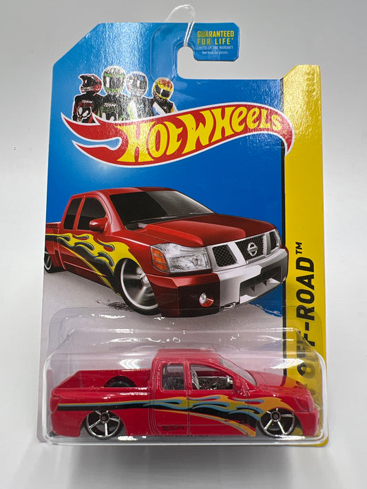 2013 Hot Wheels Kmart Exclusive #164 Nissan Titan Red