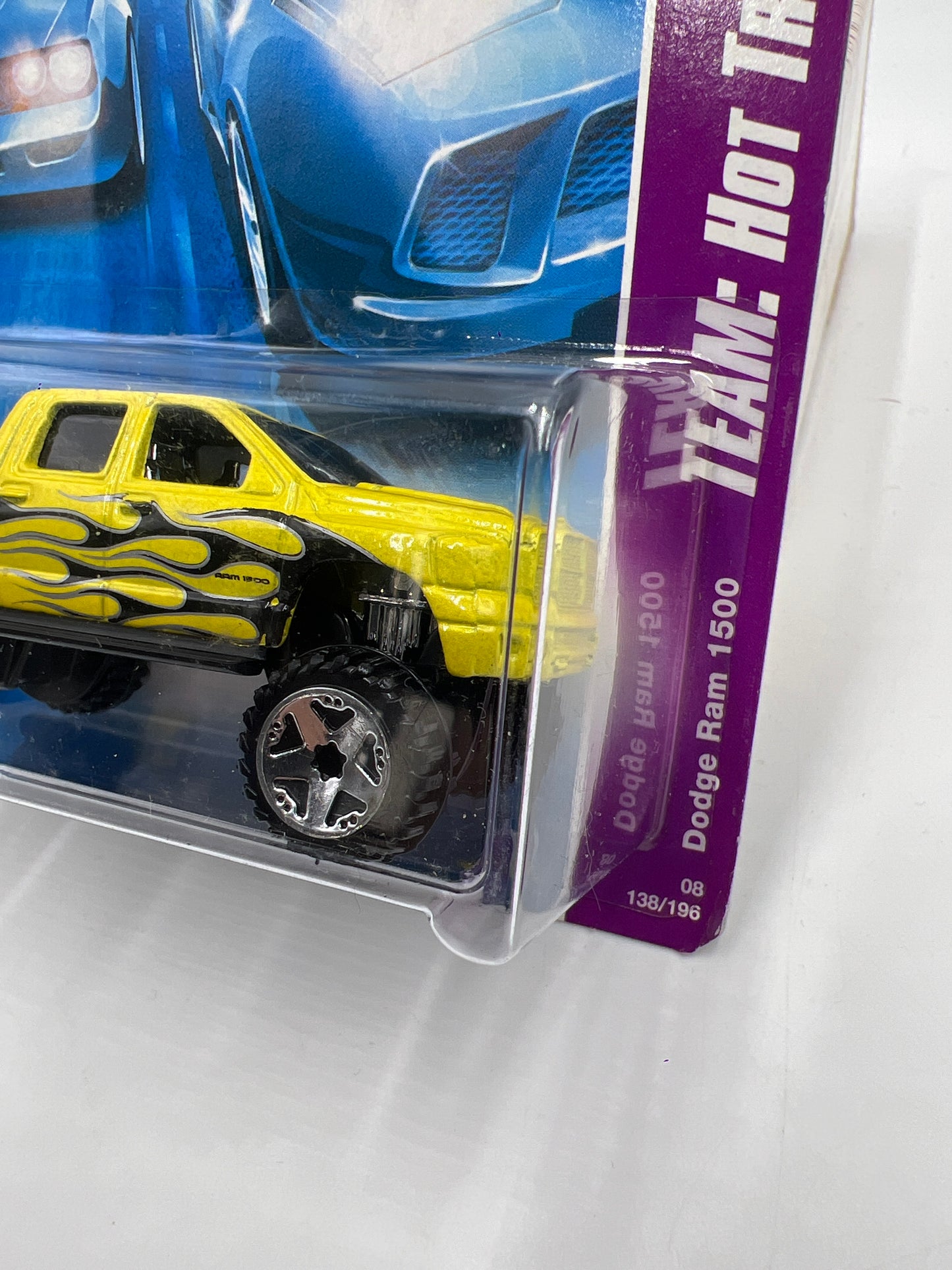 2008 Hot Wheels Team: Hot Trucks #138 Dodge Ram 1500 Yellow 39C