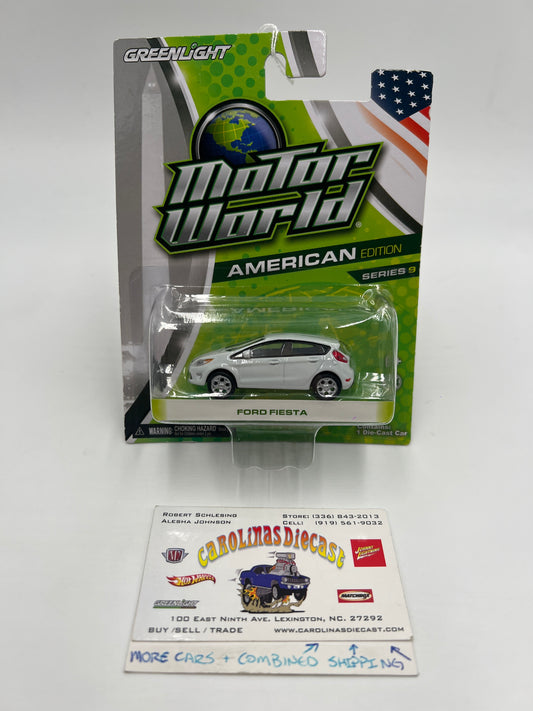 Greenlight Motor World American Edition Series 9 Ford Fiesta White