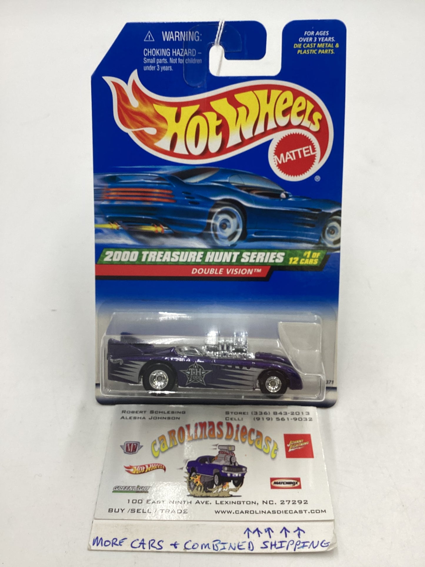 2000 Hot Wheels Treasure Hunt Series 1/12 Double Vision #049 275E