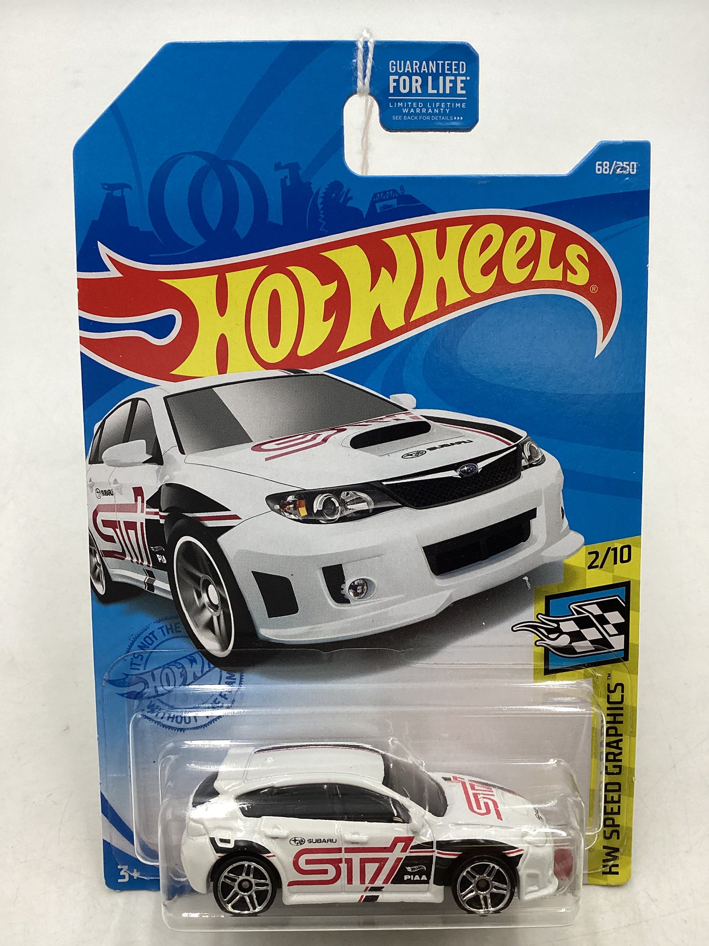 2021 Hot Wheels #68 Subaru WRX STI White 89D