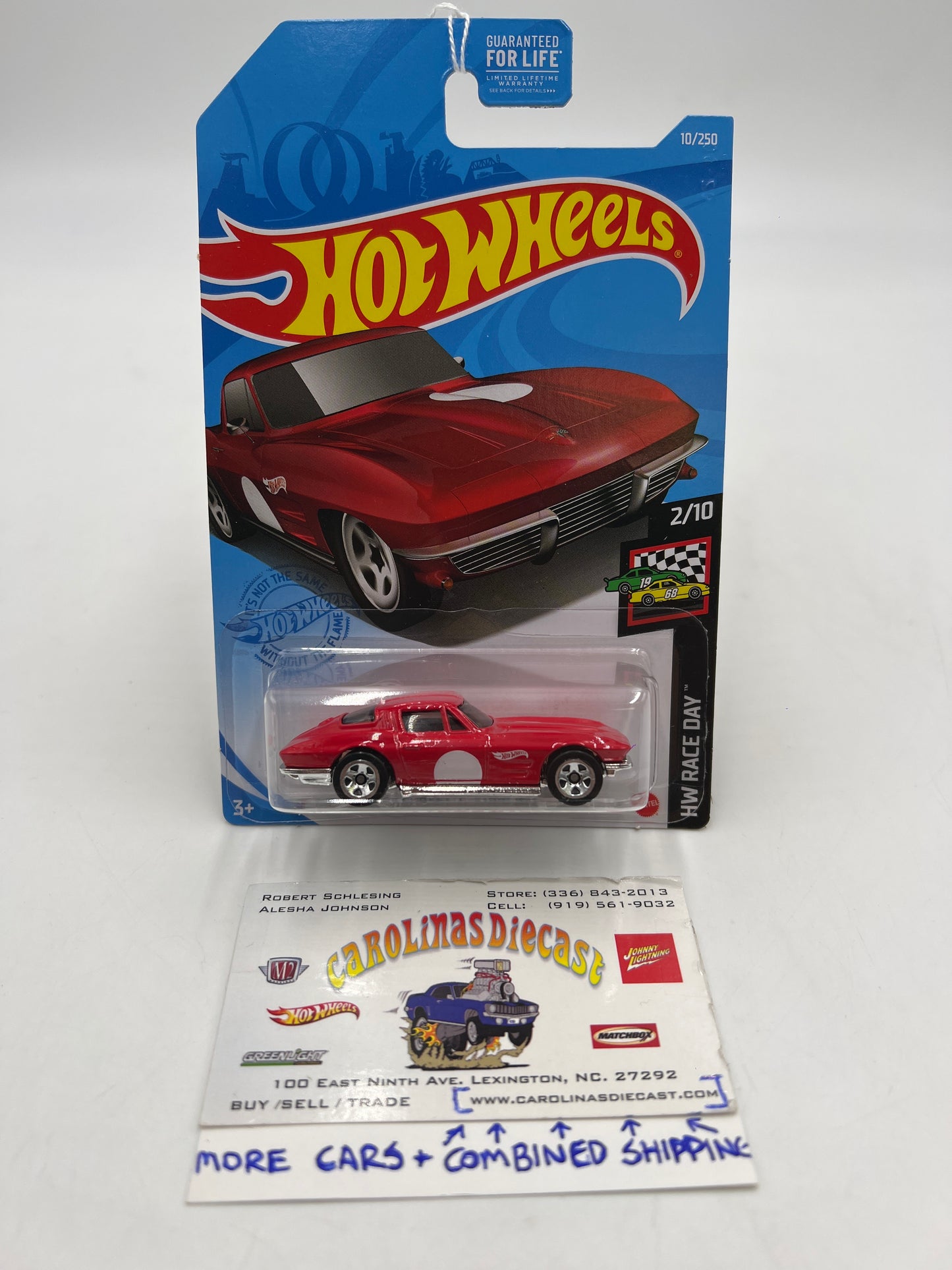 2021 Hot Wheels HW Race Day #10 64 Corvette Sting Ray Red 12E