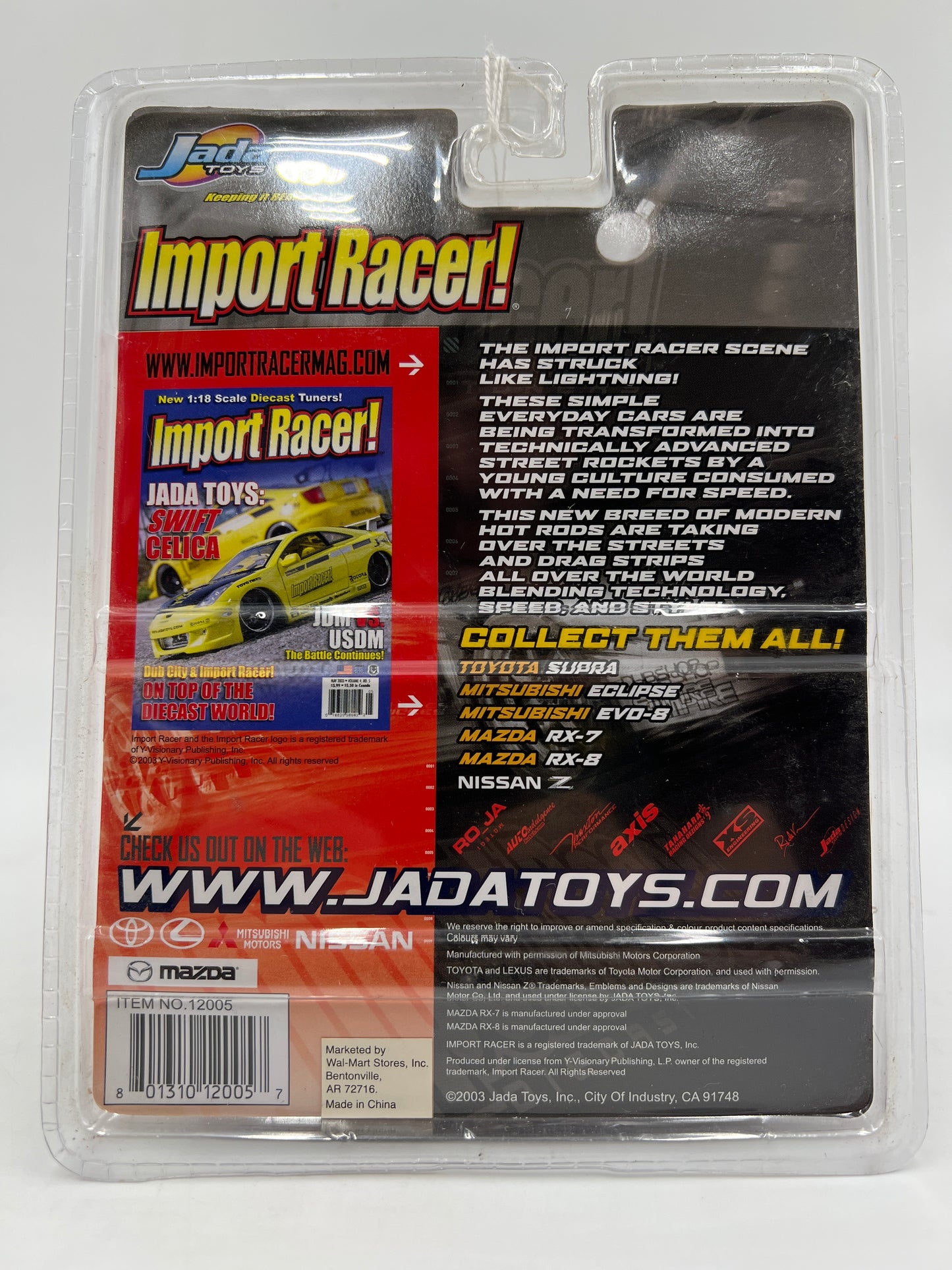 Jada 1/64 Import Racer #13 Nissan Z Silver