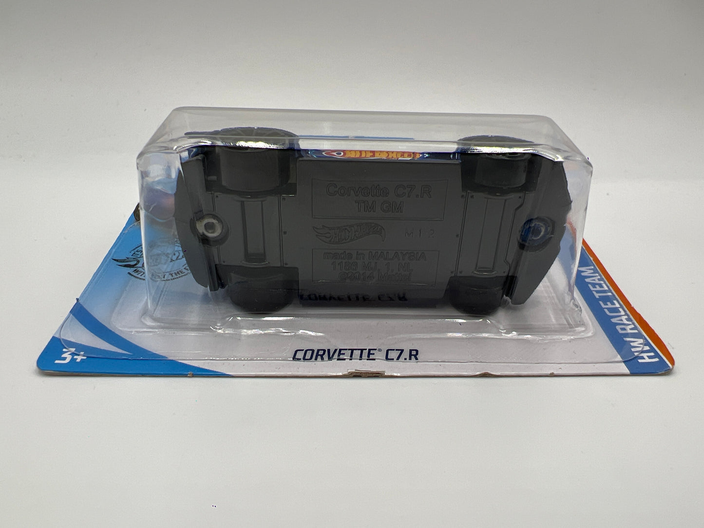 2019 Hot Wheels Race Team #193 Corvette C7.R Blue Short Card 1B