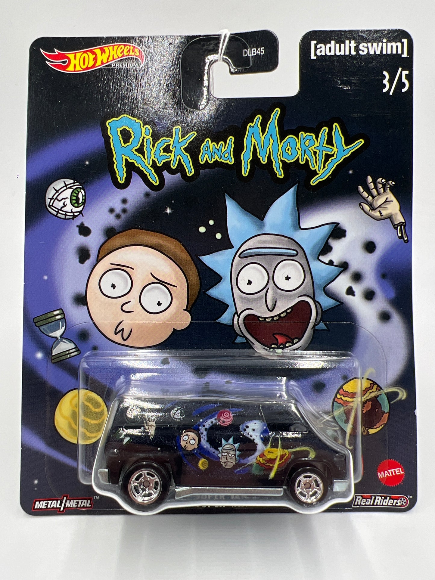 Hot Wheels Pop Culture Premium Rick And Morty #3 Super Van Black 269F
