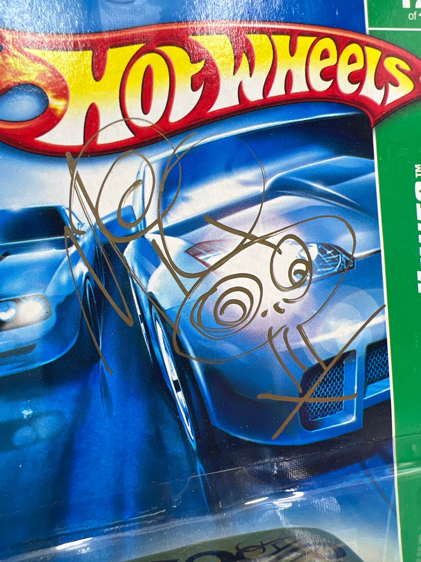 2007 Hot Wheels Treasure Hunt #50 Dairy Delivery Green Signed By MiQ WilmOtt W/Protector
