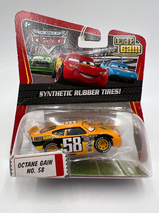 Disney Pixar The World Of Cars Rubber Tires Octane Gain No 58 139i