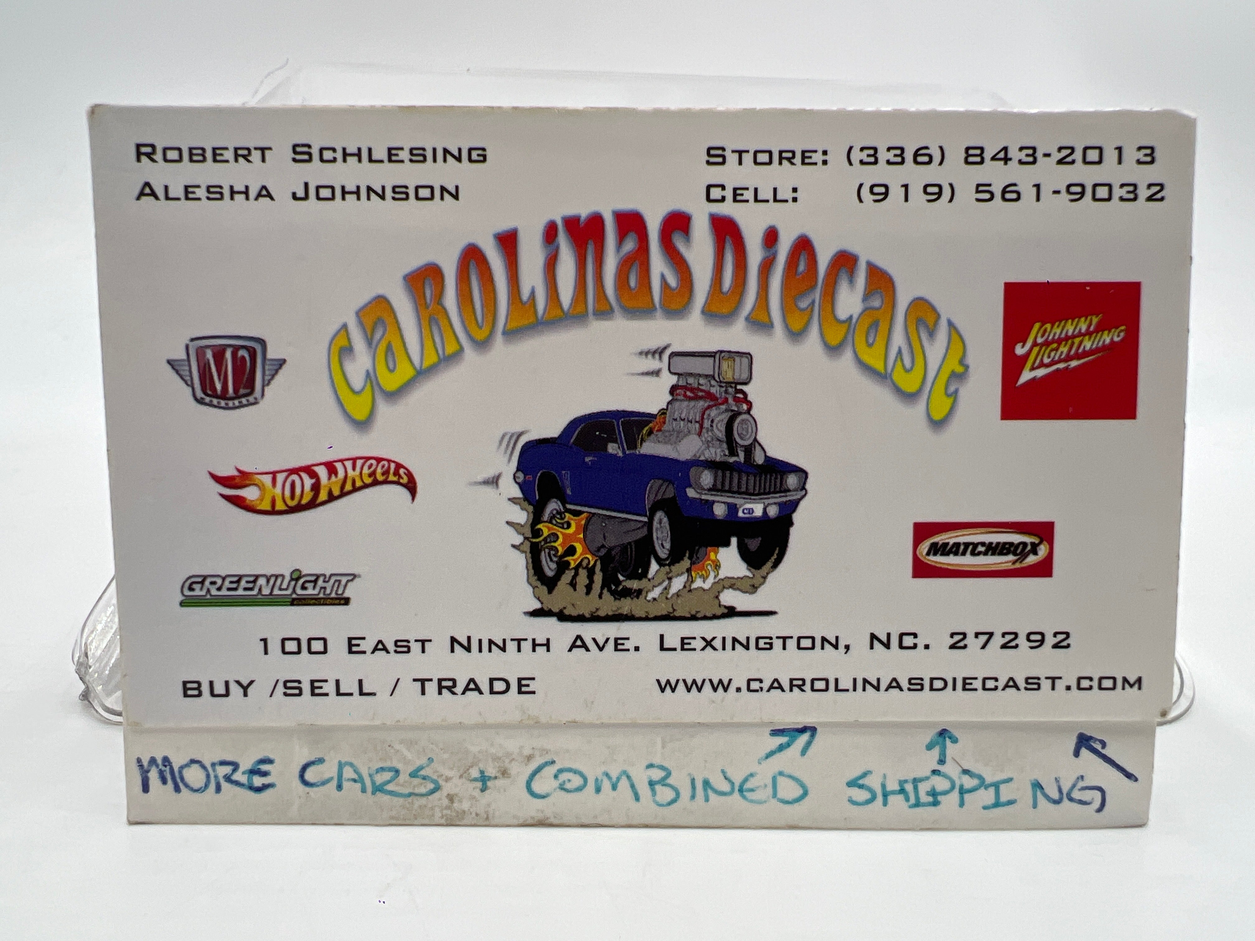 Hot Wheels 67 Ford GT40 Mk.IV Gulf Blue Wheel Swap Custom On Card