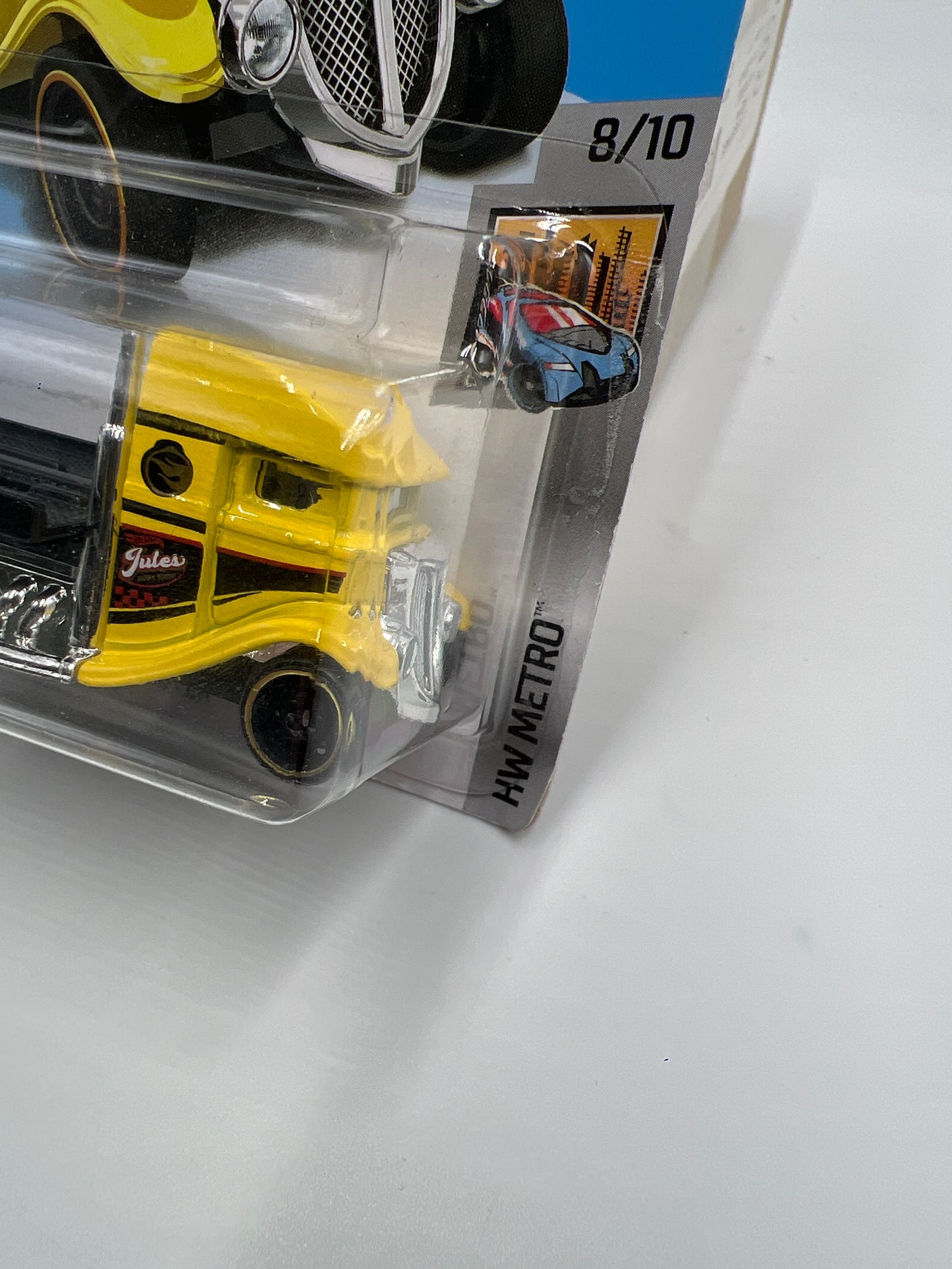 2019 Hot Wheels Treasure Hunt HW Metro #207 Fast Bed Hauler Yellow 276G