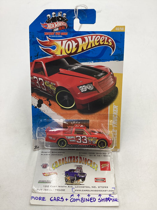 2011 Hot Wheels #46 Circle Tracker Red 50F