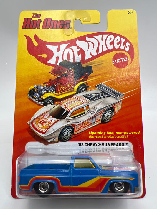 Hot Wheels Target Exclusive The Hot Ones 83 Silverado Blue W/Protector
