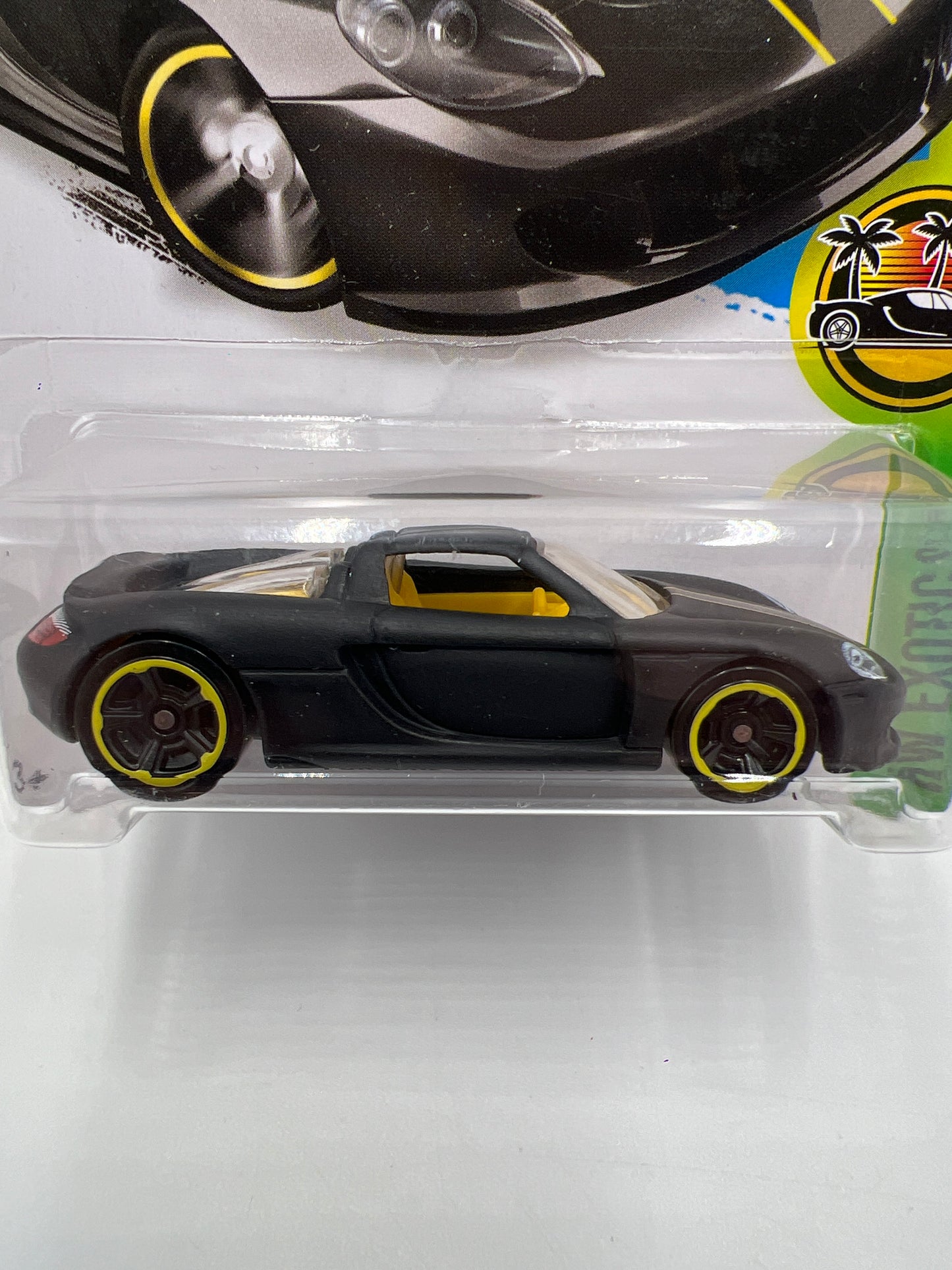 2016 Hot Wheels Exotics #74 Porsche Carrera GT Matte Black