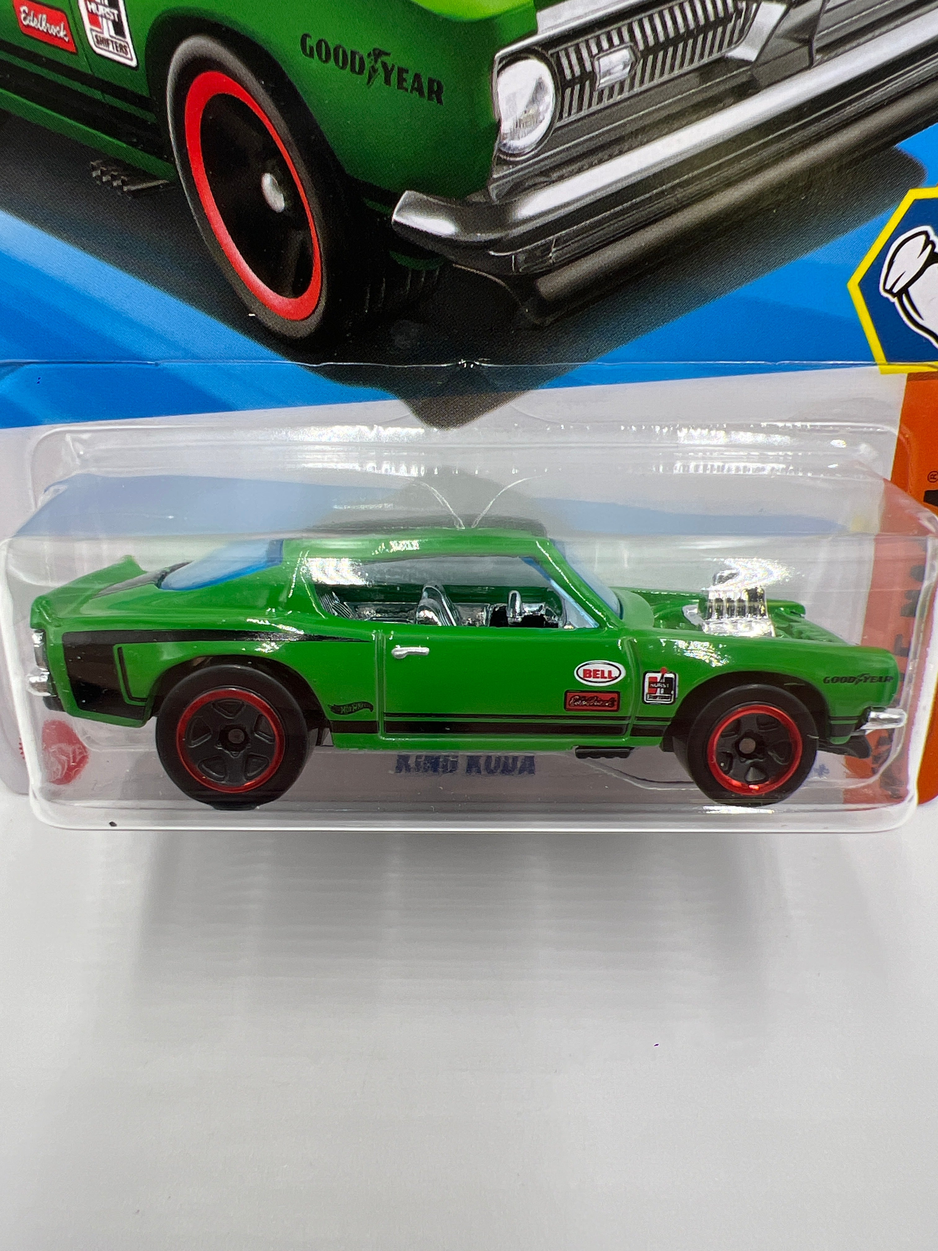 2025 Hot Wheels L Case Muscle Mania #217 King Kuda Green 61A
