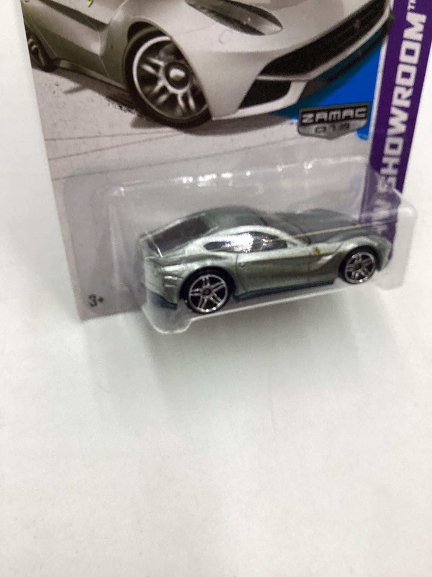 2013 Hot Wheels #174 Zamac FerrariF12Berlinetta with protector