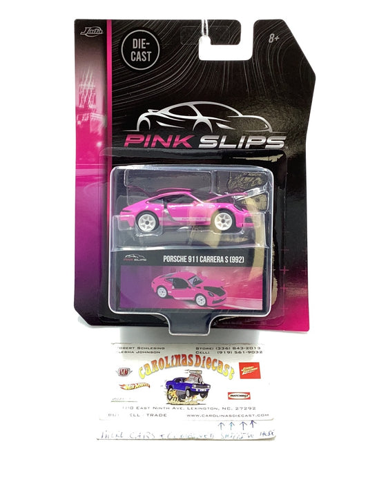 Jada Pink Slips Porsche 911 Carerra (992)