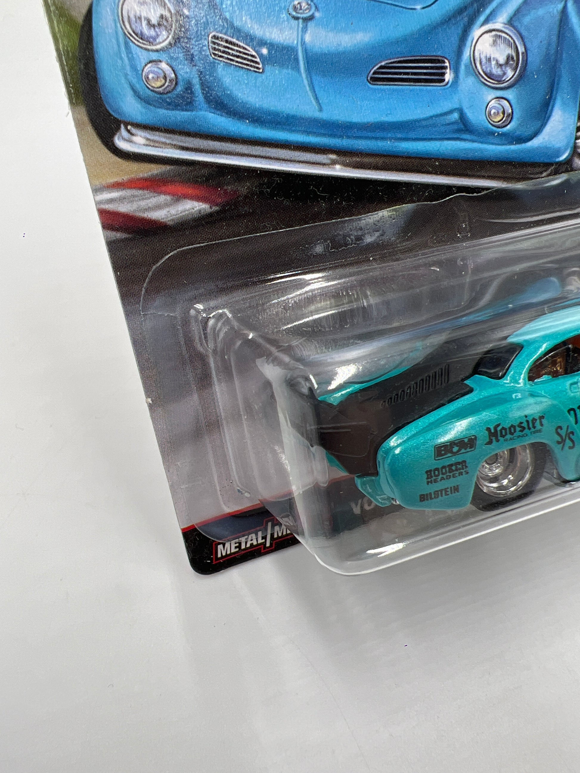 Hot Wheels Car Culture Track Day Volkswagen Karmann Ghia 1:64 Diecast Model - Turquoise, New In Package