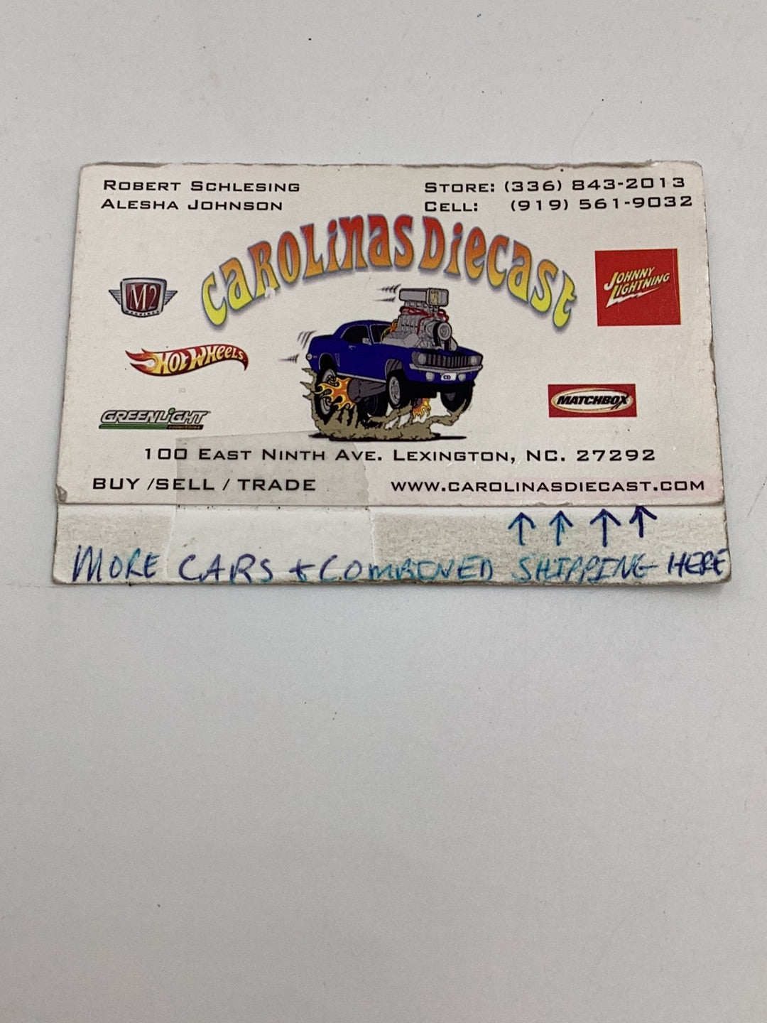 Disney Pixar Cars Metallic Jonas Carvers 138A