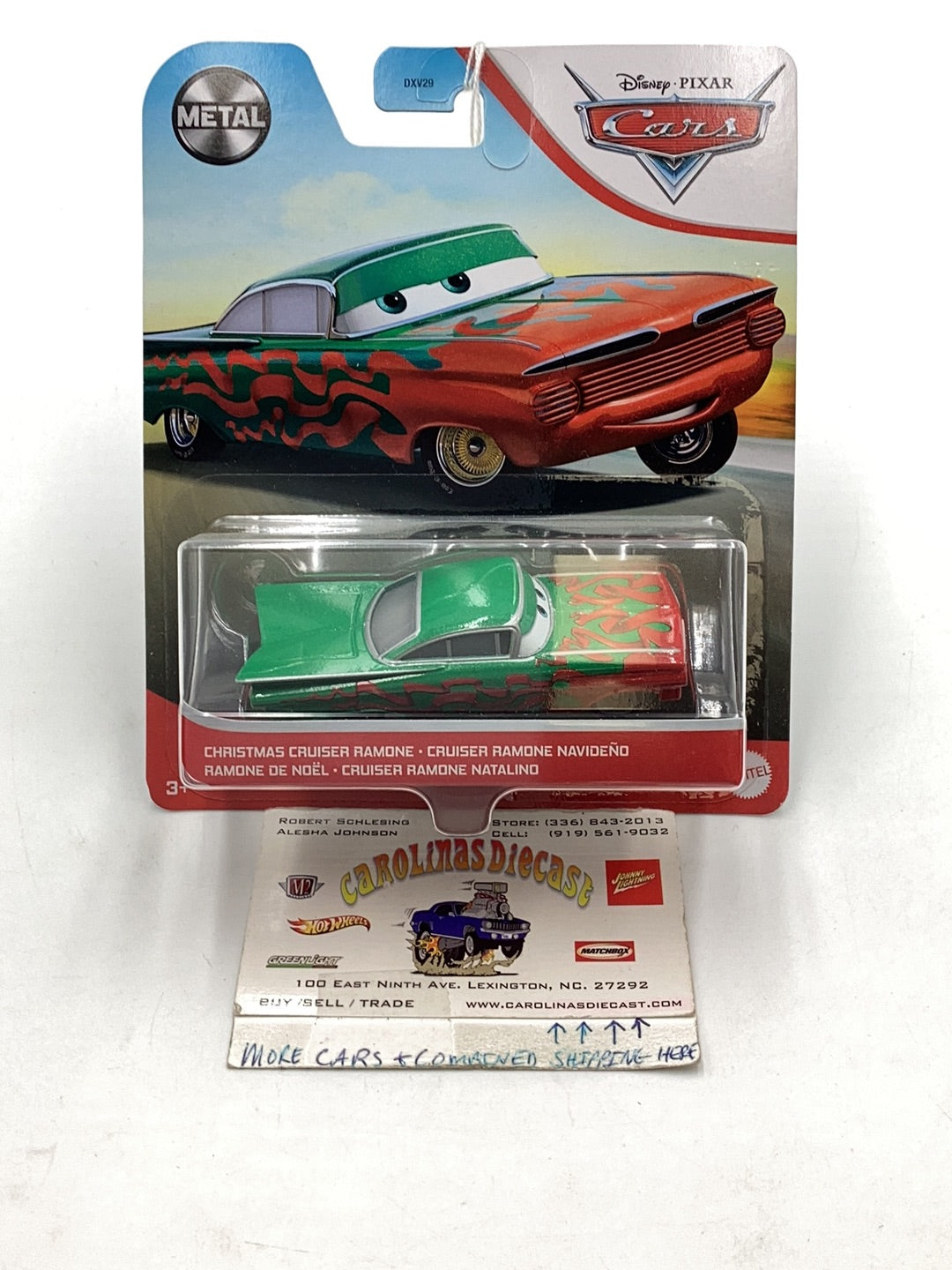 Disney Pixar Cars Christmas Crusier Ramone 141F