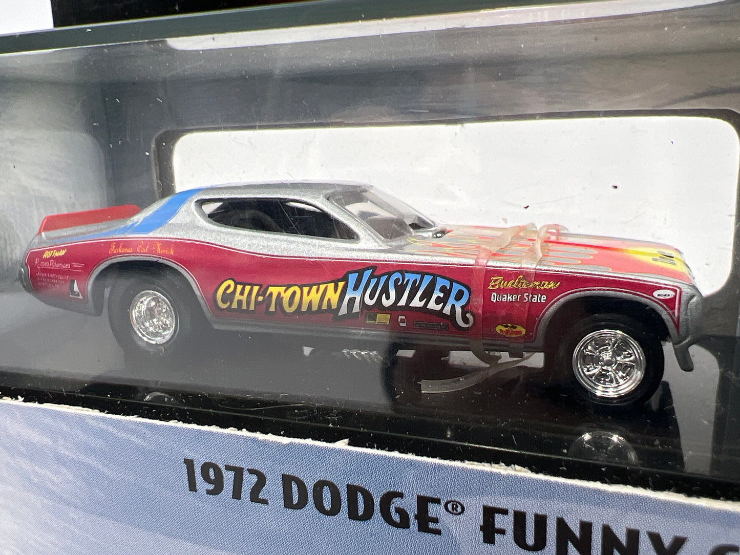 Hot Wheels 100% Black Box 1972 Dodge Funny Car Chi-Town Hustler