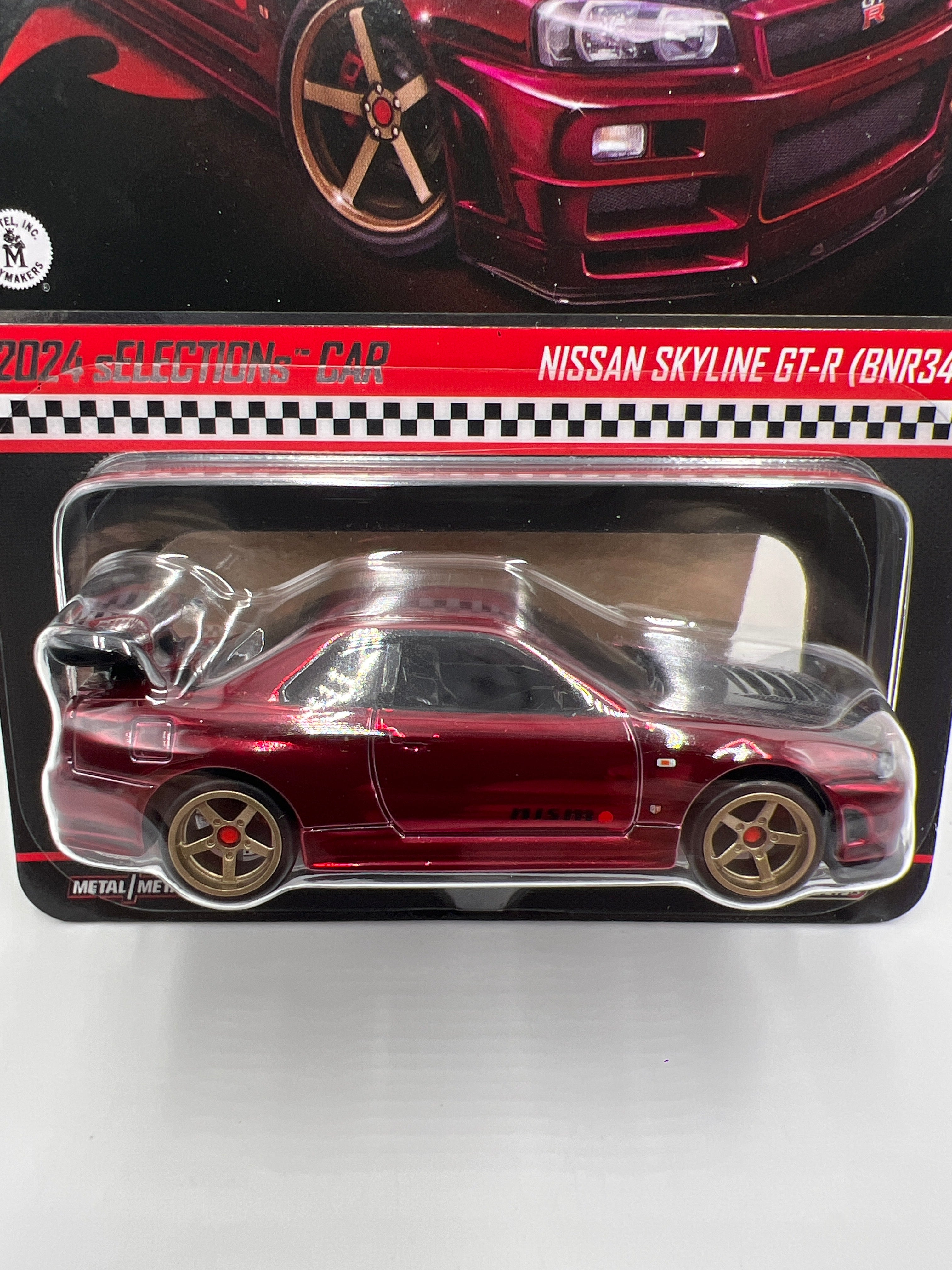 2024 Hot Wheels RLC sELECTIONs Car Nissan Skyline GT-R BNR34 Red W