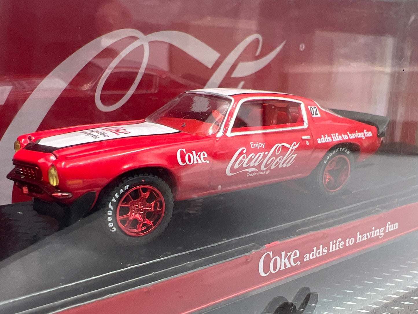 M2 Machines Haulers RC02 CHASE Coca Cola 1970 Chevrolet C60 Truck & 1971 Camaro SS 396a