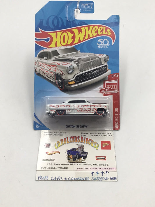 2018 Hot Wheels Red Edition #8 Custom 53 Chevy EE1