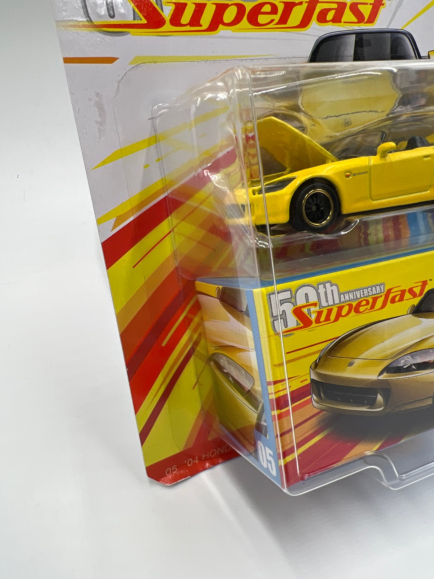 Matchbox 50th Anniversary Superfast #5 04 Honda S2000 Yellow 173D