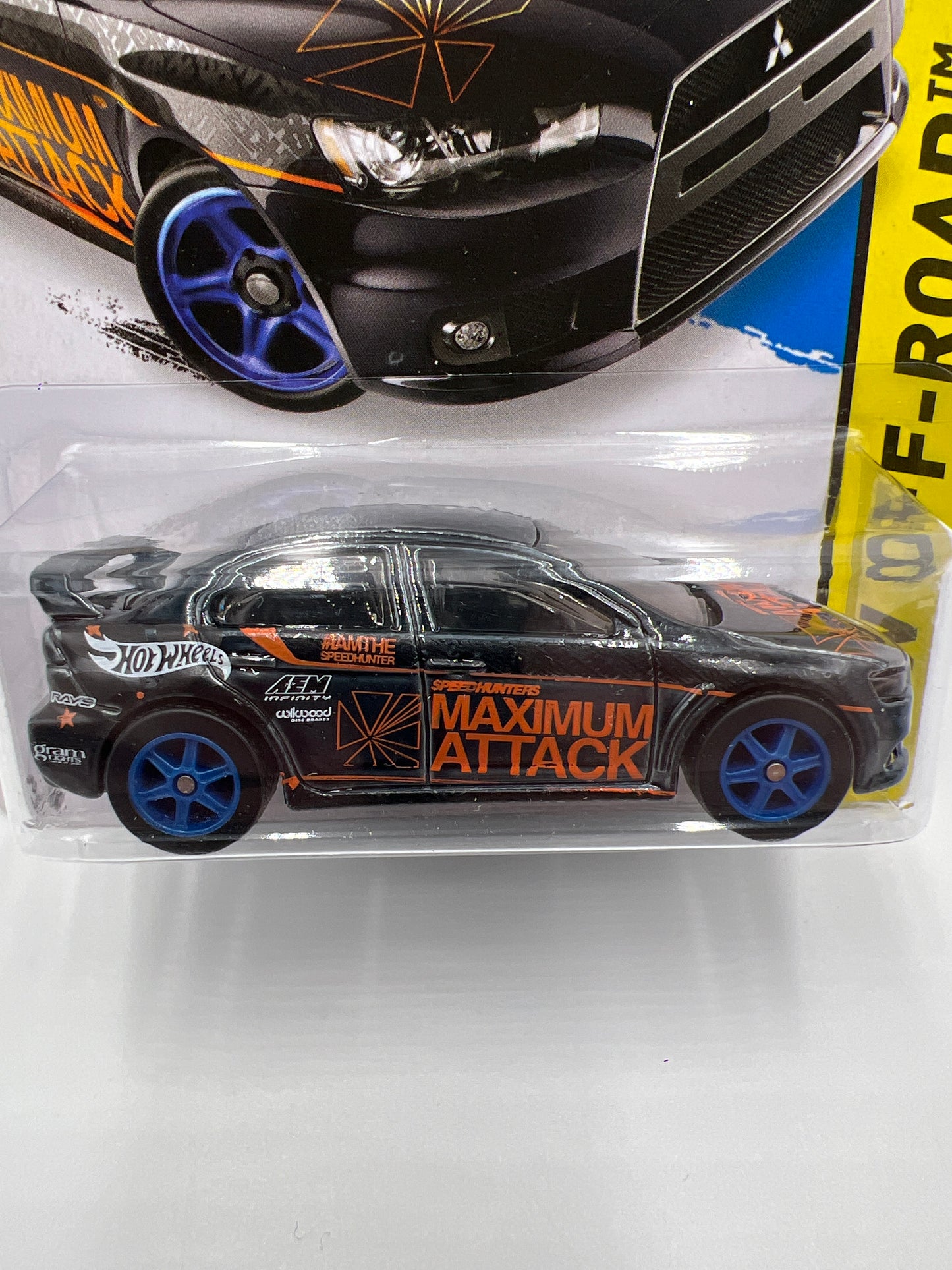2015 Hot Wheels Super Treasure Hunt #77 2008 Lancer Evolution W/Protector